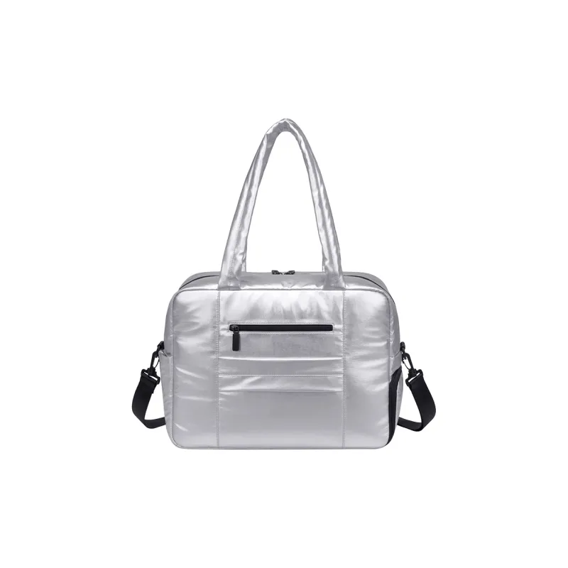 GOLF Fabric Travel Bag 19.8L Women's Dazzling Pink/Arctic Silver-10