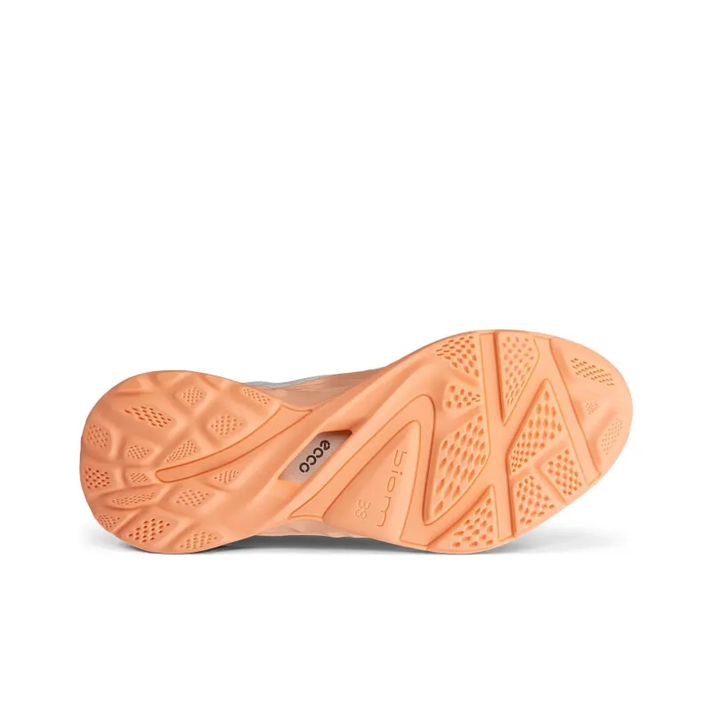 Ecco Biom Infinite Slip Resistant Low Top Casual Shoes Women's White Orange-3
