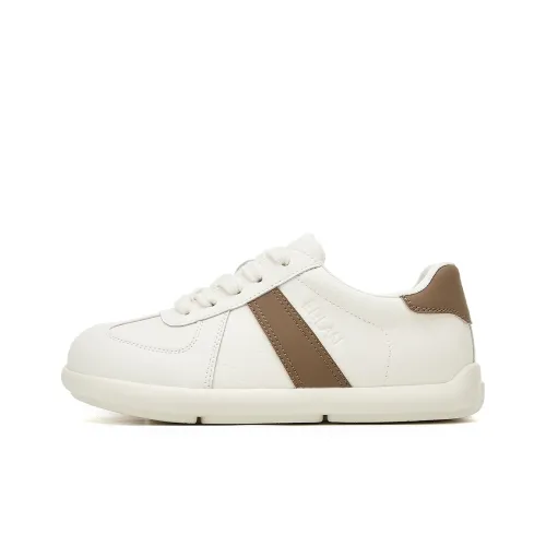 EBLAN Low Top Skateboard Shoes Women's Beige