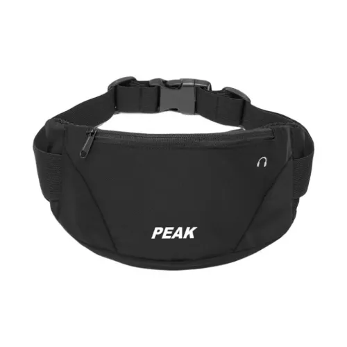 PEAK Lycra Fabric Fanny Pack Unisex Black