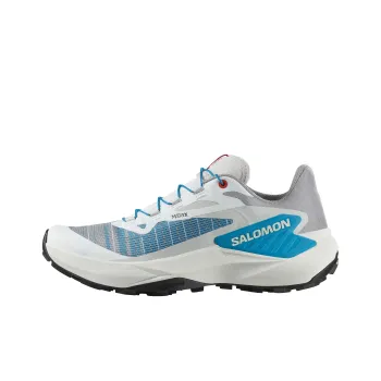 SALOMON GENESIS Anti Slip Wear Resistant Low Top Casual City Commute Running Shoes Women's Gray White