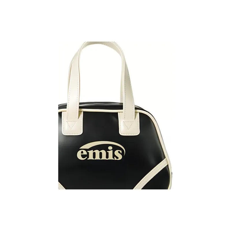 Emis PVC Tote Bag, Shopping Bag, Handbag Mini Unisex Black-4
