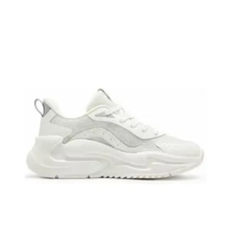 361° Yunshu 4.0 Anti Slip Wear Resistant Low Top Casual Shoes Women's White Gray-1
