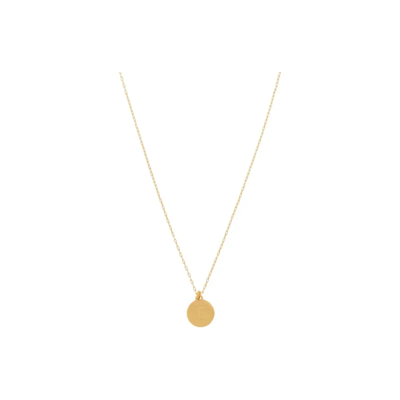 Kate Spade E Mini Pendant Necklace-0
