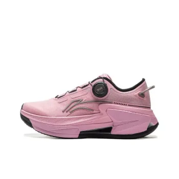 LiNing Liuliu 8 PRO Cushioned Slip Resistant Breathable Low Top Running Shoes Men's Phoenix Blossom Pink