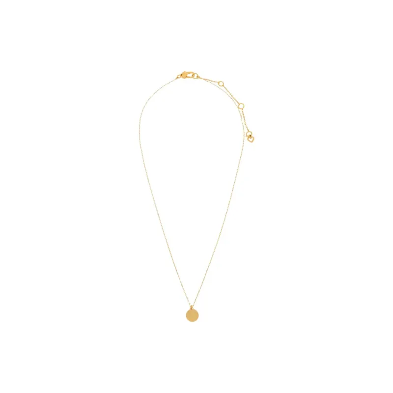 Kate Spade E Mini Pendant Necklace-1