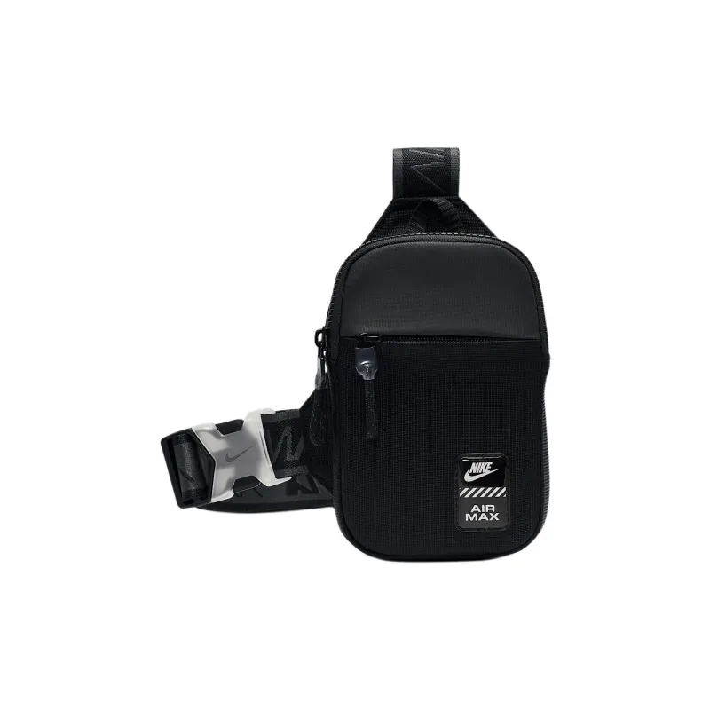 Nike Nylon One Shoulder Crossbody Bag, Sling Bag Regular Unisex Black-0