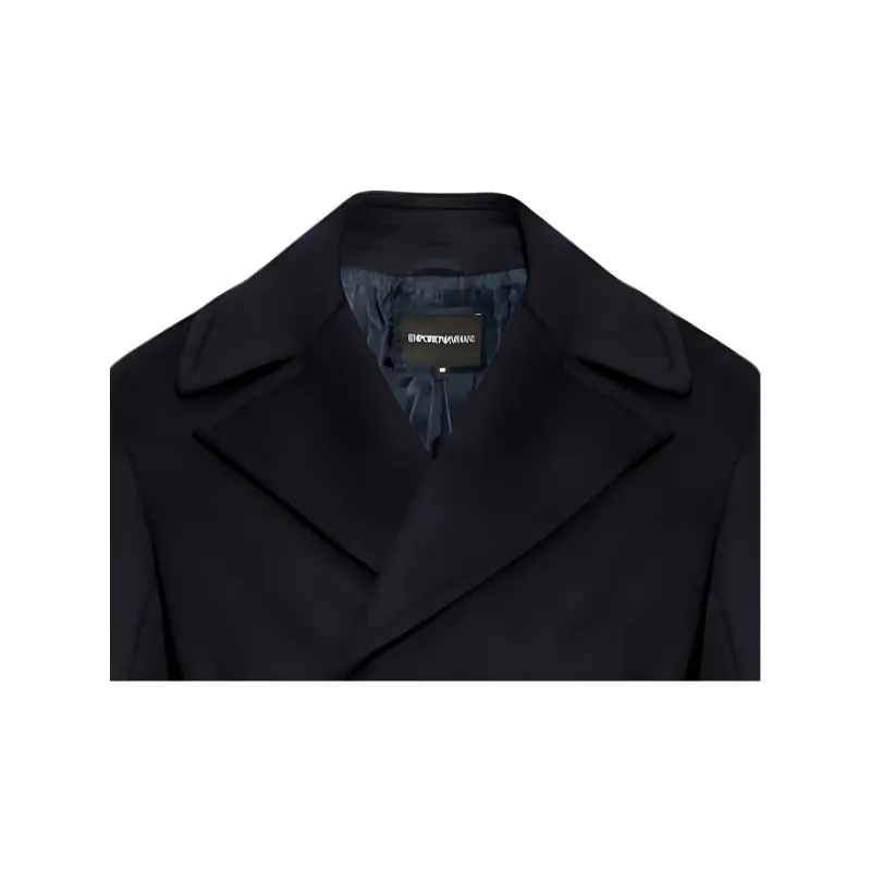 EMPORIO ARMANI Double Breasted Long Sleeved Jacket-4