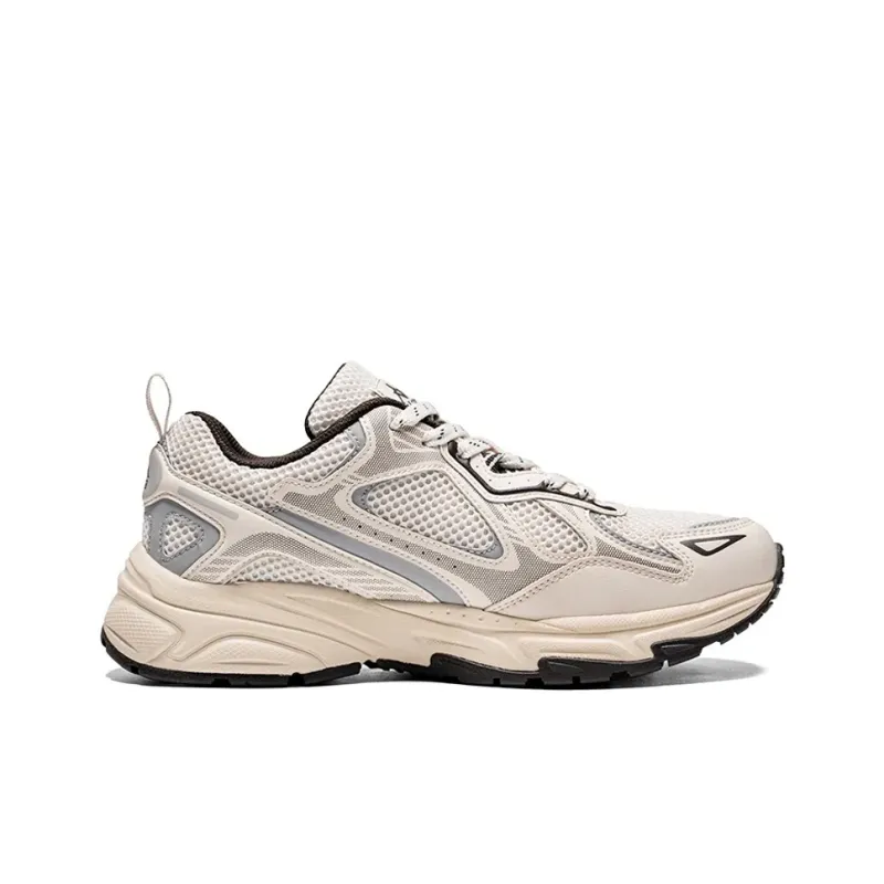 Kappa Cushioned Slip Resistant Low Top Chunky Sneakers Unisex Silver Gray-2