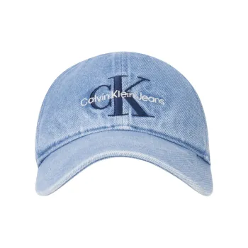 CALVIN KLEIN Cotton Baseball Caps Unisex Blue