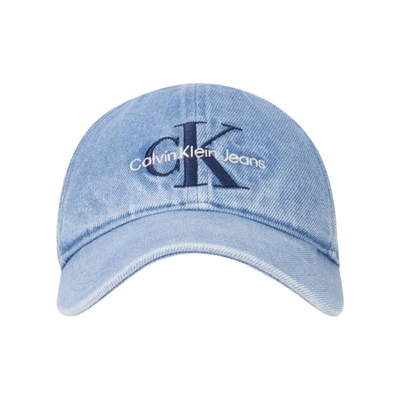 CALVIN KLEIN Cotton Baseball Caps Unisex Blue-0