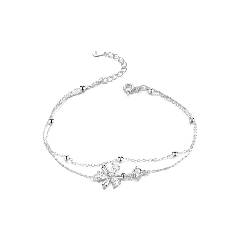 Regalrose 925 Sterling Silver Bracelets Women's Silver Rose Gold-0