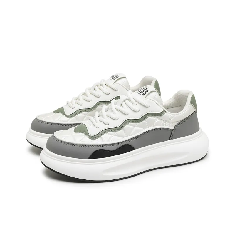 SENGUIBUCK Breathable Height Increasing Low Top Casual Shoes Men's-5