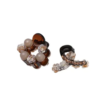 QIMEILA Resin Hair Clips Women's