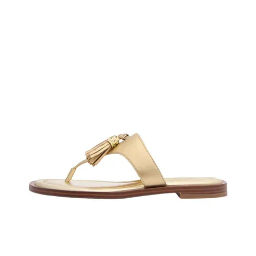 MICHAEL KORS Flip Flops Women's Gold
