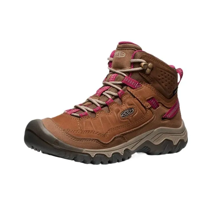 KEEN Targhee 4 Wear-Resistant High-Top Hiking Shoes Women's Dark Brown-2