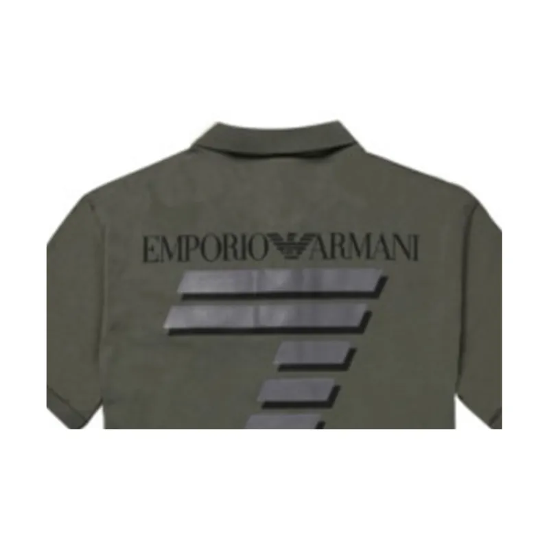 EMPORIO ARMANI Polo Shirt Men's Gray-4