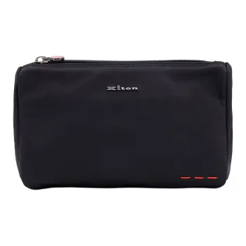 KITON Nylon Toiletry Bag Men's Black