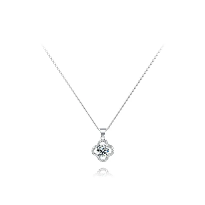 KUMET Zircon Necklaces Women's Same For Couples-0