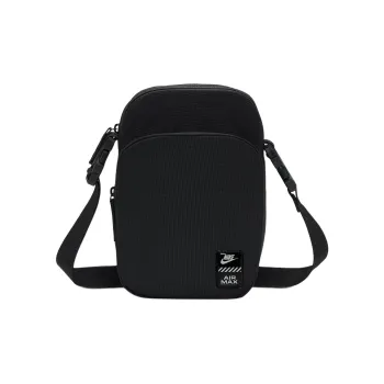 Nike Polyester Crossbody Bag Unisex Black & Dark Smoke Gray