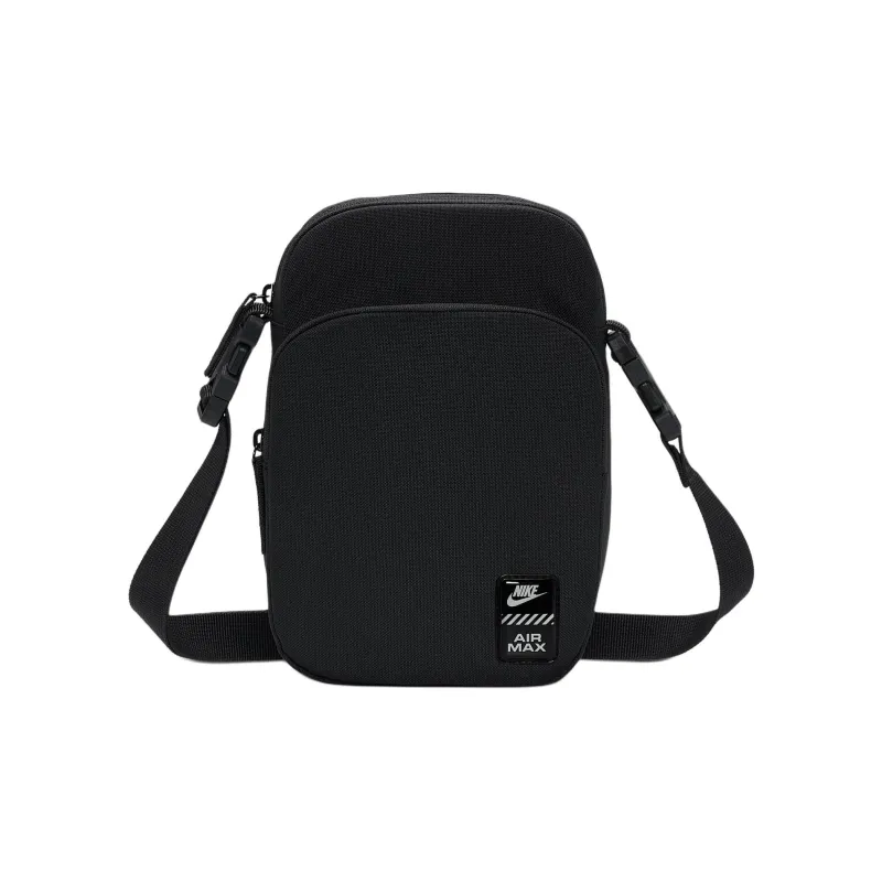 Nike Polyester Crossbody Bag Unisex Black & Dark Smoke Gray-0