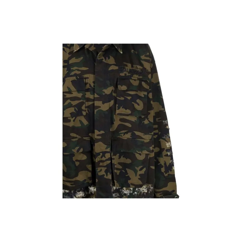 Balenciaga SS22 Jackets Coats Loose Fit Style Men's Green-5
