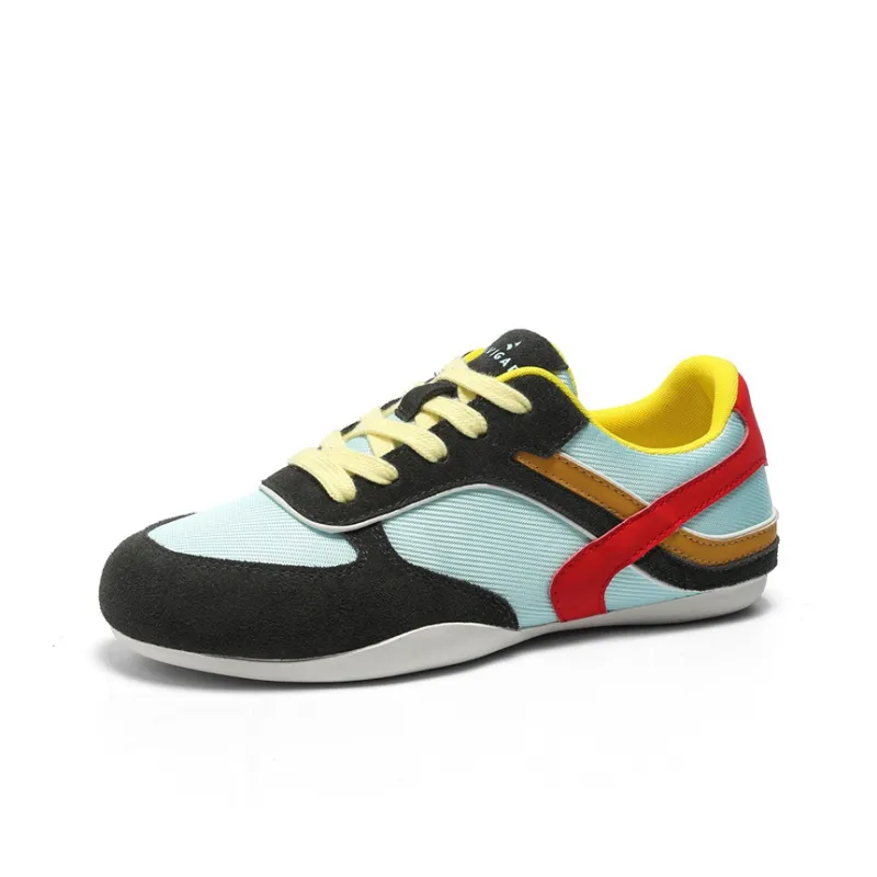 NAVIGARE Small Sailboats Lightweight Low Top Casual Shoes Women's Turquoise Gray-1