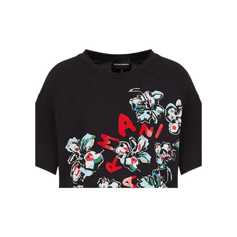 EMPORIO ARMANI T Shirts Women's Black-3
