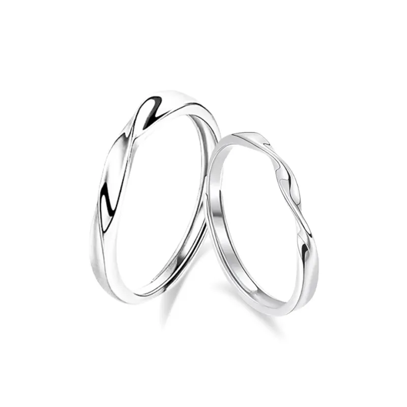 VEZA Sterling Silver Rings Unisex-18