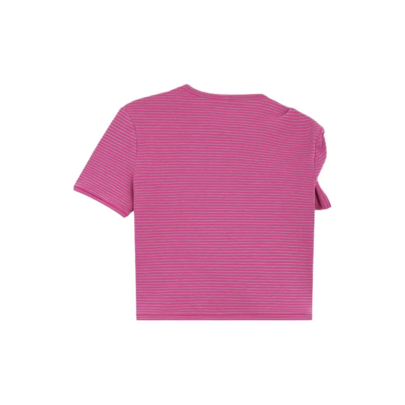 WE11DONE Gathered Cropped T shirt-1