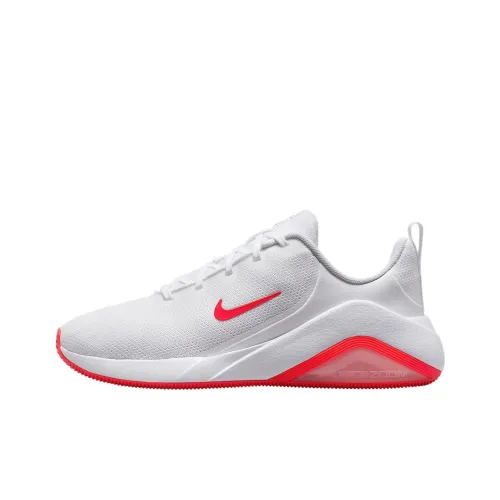 Nike Anti Slip Wear Resistant Low Top Training Shoes Women's White Red