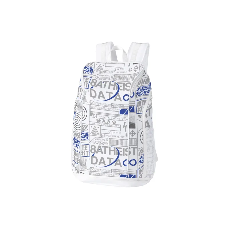8atheist Polyester Backpack Tubas Unisex White-1
