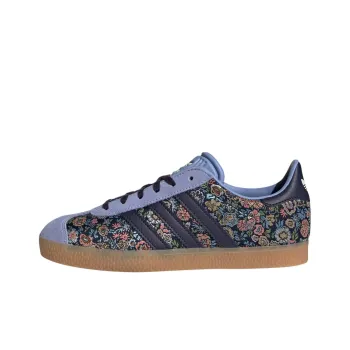 Adidas Originals GAZELLE Low Top Kids' Skateboarding Shoes Blue Black Teenagers