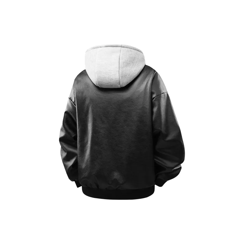 Yiwen Leather Jacket Coat Unisex-1