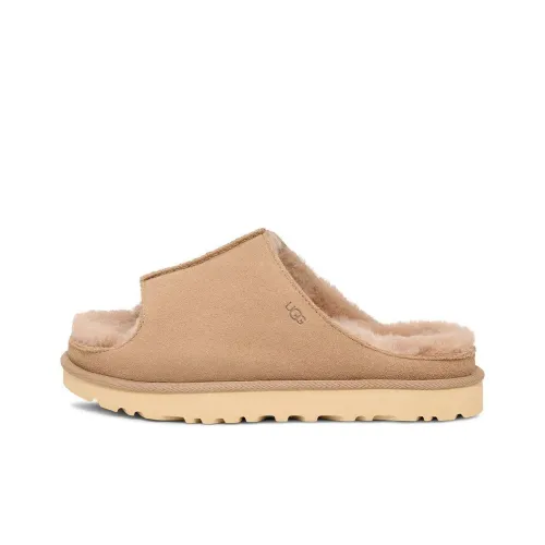 UGG EVA Slip Resistant Abrasion Resistant Slide Slippers Women's Light Brown