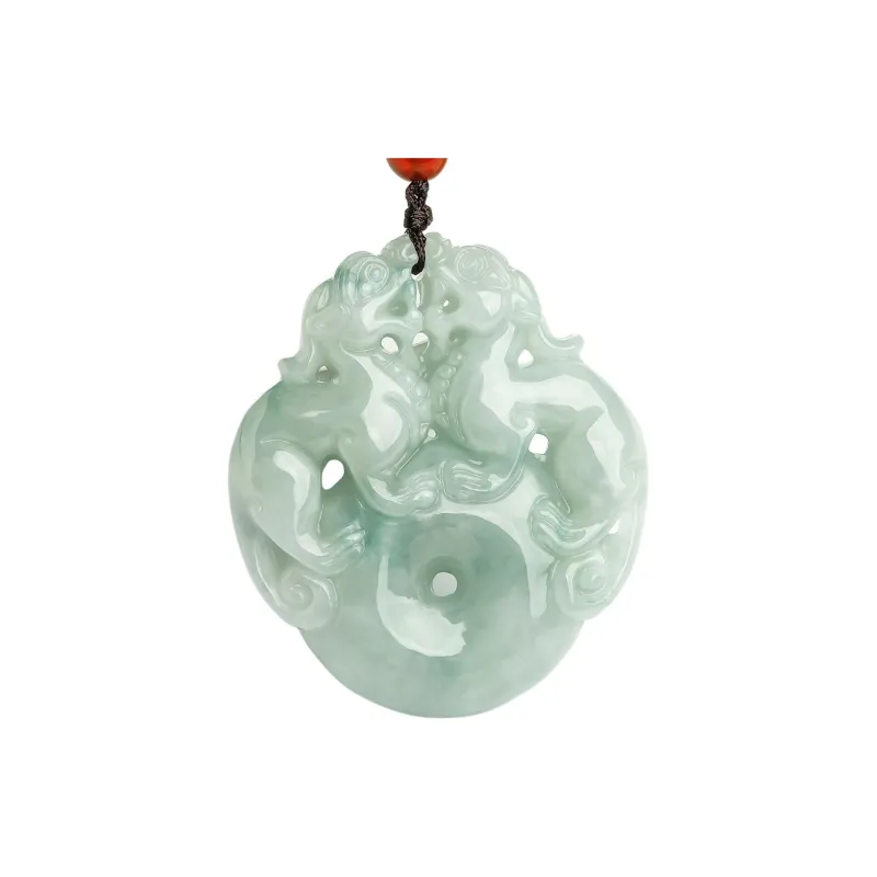 Oriental Jade Glutinous Jade Necklaces Unisex-0