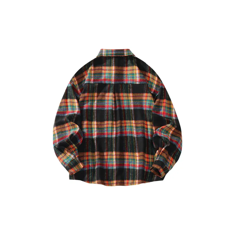 FASTFISH Shirt Unisex Multicolor Grid-1