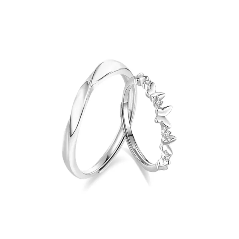 VEZA Sterling Silver Rings Unisex-20