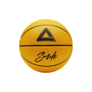PEAK PU Basketball Yellow Size 7 Ball Street Training Unisex