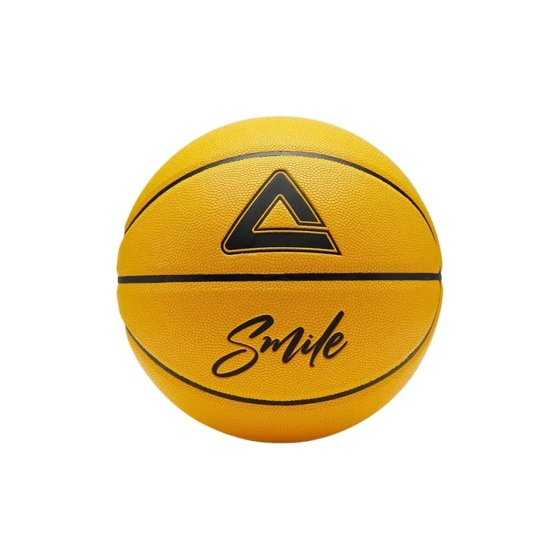 PEAK PU Basketball Yellow Size 7 Ball Street Training Unisex-0