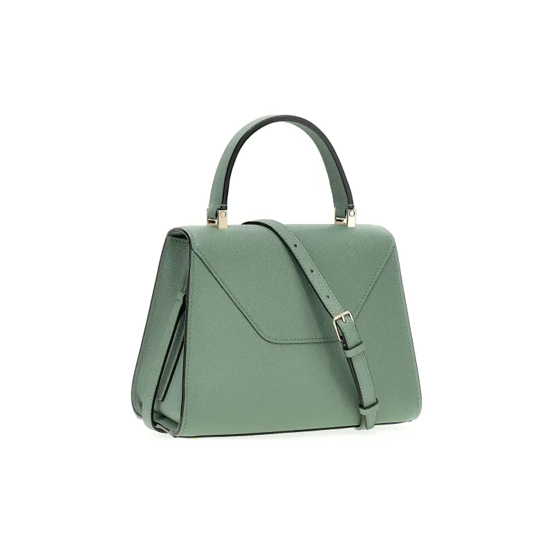 Valextra Calfskin Shoulder Bag, Crossbody Bag, Handbag Small Size Women's Green-1