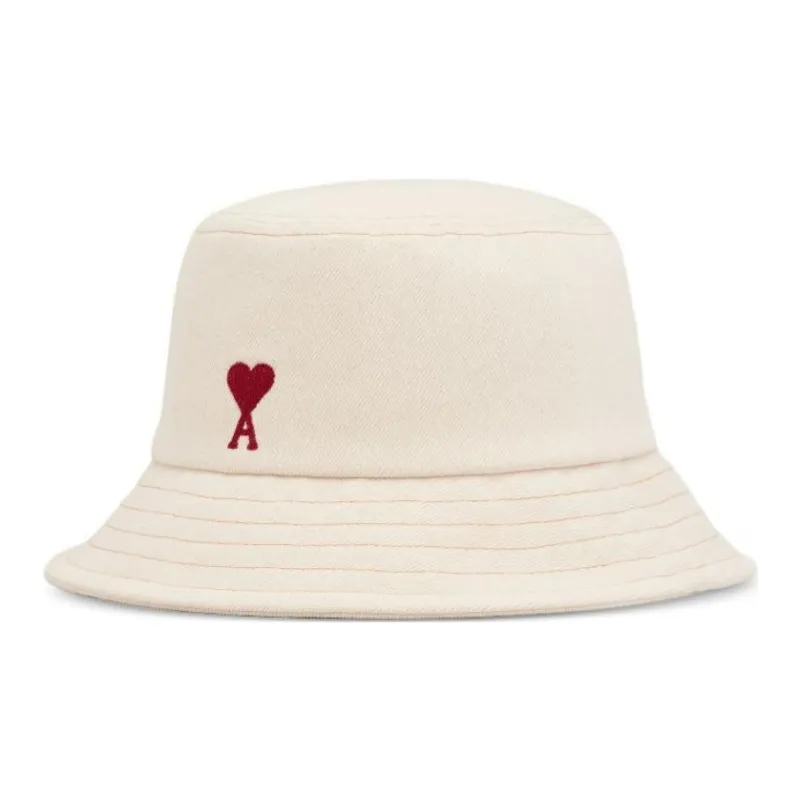 AMIPARIS Paris Ami De Coeur Logo Embroidered Bucket Hat-0