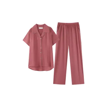 ZumashL Pajama Set Women's Foggy Red