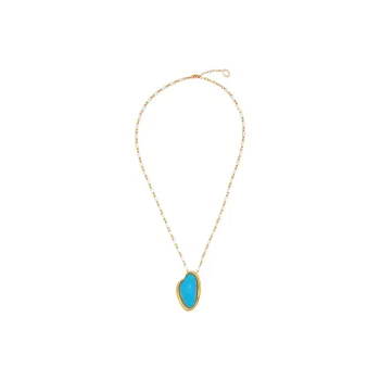 Oscar De La Renta Resin O Pendant Necklace