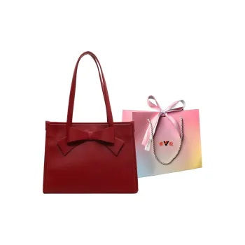 Yalu PU Shoulder Bag Regular Women's Red