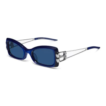 GENTLE MONSTER Metal Irregular Shape Sunglasses Unisex Blue