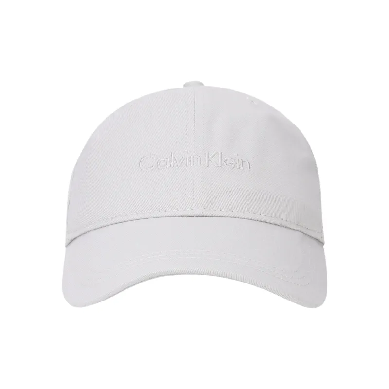 CALVIN KLEIN Cotton Baseball Caps Unisex Pearl Gray-0