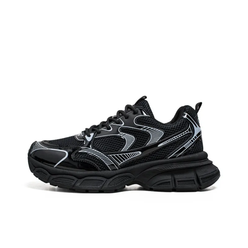 NANJIREN Cushioning Anti-Slip And Wear-Resistant Height Increasing Low-Top Chunky Sneakers Men's-8