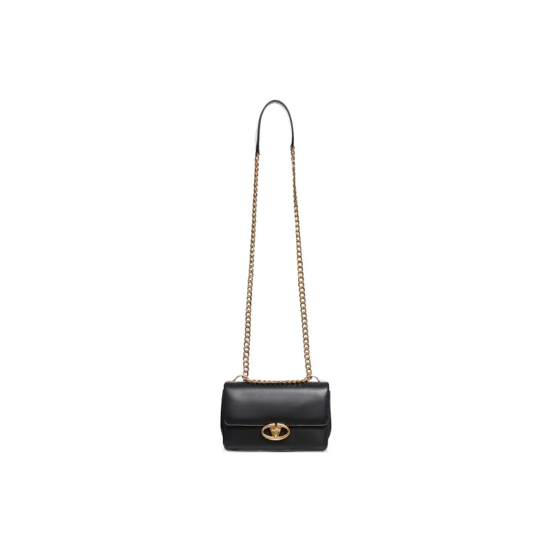 Valentino VLogo Plaque Foldover Top Shoulder Bag-2