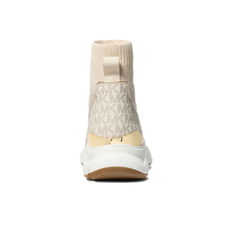 MICHAEL KORS Katrina High-Top Casual Shoes Women's Beige-3